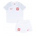 Polen Replika Babykläder Hemma matchkläder barn VM 2022 Korta ärmar (+ Korta byxor)